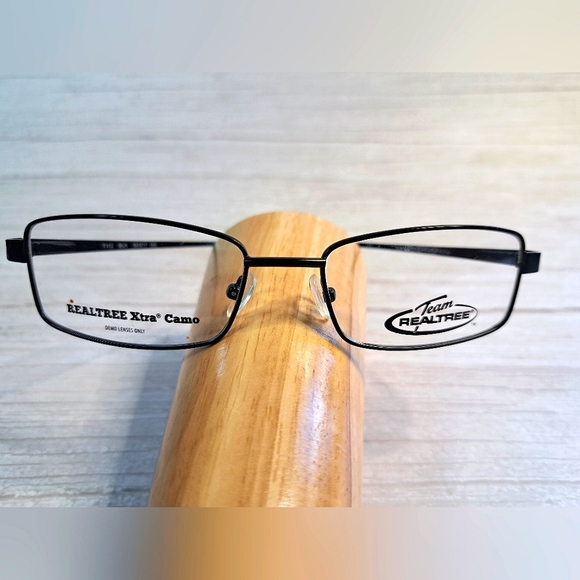 NEW "Team Realtree" CAMO Eyeglass Frame, Metal Black Glasses, Hunter 53-17-140 - Picture 4 of 4